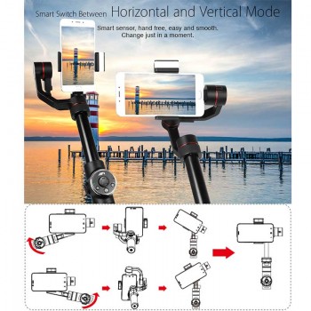 AFI V5 3-Axis Gimbal Smartphone Stabilizer Handheld Gimbal For Iphone X 8 Xiaomi Samsung S9 S8 amp; Action Camera
