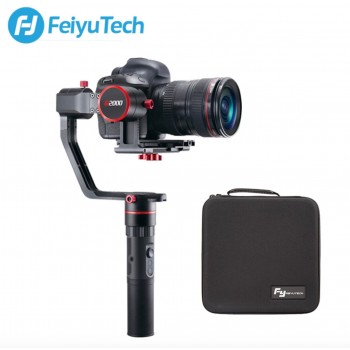 FeiyuTech a2000 3 Axis Gimbal DSLR Camera Stabilizer Dual Single Handheld Grip for Canon 5D SONY Nikon 2000g Payload Bluetooth