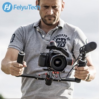 FeiyuTech a2000 3 Axis Gimbal DSLR Camera Stabilizer Dual Single Handheld Grip for Canon 5D SONY Nikon 2000g Payload Bluetooth