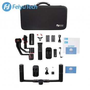 FeiyuTech a2000 3 Axis Gimbal DSLR Camera Stabilizer Dual Single Handheld Grip for Canon 5D SONY Nikon 2000g Payload Bluetooth