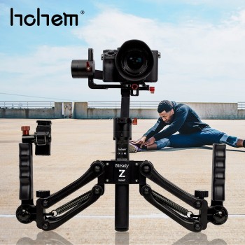 Hohem iSteady Gear 3-Axis Handheld Gimbal Stabilizer with spring dual handle for DSLR Mirroless Camera for SonyA7 as for Gift