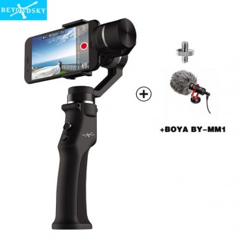 Beyondsky Eyemind Smartphone Handheld Gimbal 3-Axis Stabilizer for iPhone 8 X Samsung Action Camera VS Zhiyun Smooth 4 Q OSMO 2