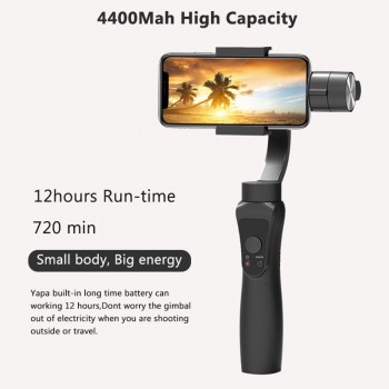 Cheapest Smooth 3-Axis Handheld Gimbal Portable Stabilizer for iPhone 8 X Xiaomi Samsung S9 S8 S7 Smartphone Gopro Action Camera