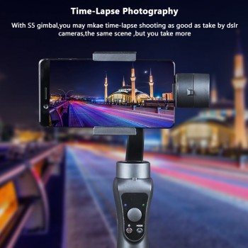 Cheapest Smooth 3-Axis Handheld Gimbal Portable Stabilizer for iPhone 8 X Xiaomi Samsung S9 S8 S7 Smartphone Gopro Action Camera