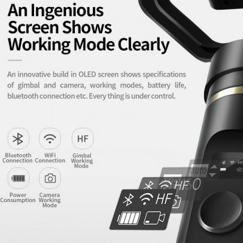 Feiyu tech G6 Plus 3-axis Handheld Gimbal Splashproof Stabilizer for phone Mirrorless Camera Sony a6500 Action Camera Gopro 7