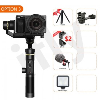 Feiyu tech G6 Plus 3-axis Handheld Gimbal Splashproof Stabilizer for phone Mirrorless Camera Sony a6500 Action Camera Gopro 7
