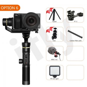 Feiyu tech G6 Plus 3-axis Handheld Gimbal Splashproof Stabilizer for phone Mirrorless Camera Sony a6500 Action Camera Gopro 7