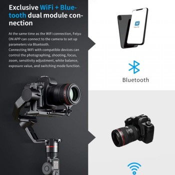 NEWEST FeiyuTech feiyu AK2000 3 Axis Gimbal Stabilizer Handheld for NIKON SONY CANON DSLR Camera Gopro Action 2.8kg Payload