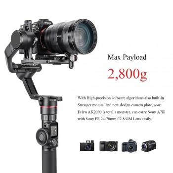 FeiyuTech Feiyu AK2000 3-Axis Mechanical Handheld Gimbal Dslr Camera Stabilizer For Sony Canon 5D 6D Mark Panasonic GH5 Nikon