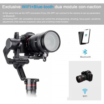 FeiyuTech Feiyu AK2000 3-Axis Mechanical Handheld Gimbal Dslr Camera Stabilizer For Sony Canon 5D 6D Mark Panasonic GH5 Nikon