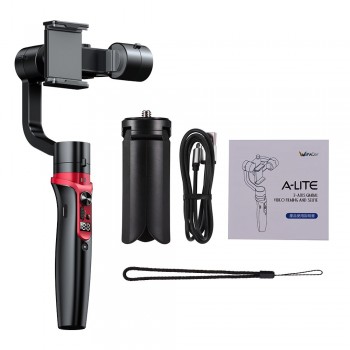 Wewow A-Lite Extendable 3-Axis Smartphone Gimbal Stabilizer Built-in Lithium Battery for iPhone X/8/7/6s for Huawei Xiaomi phone