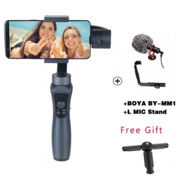 Cheapest Smooth 3-Axis Handheld Stabilizer Portable Gimbal for iPhone X Xiaomi Samsung S9 S8 S7 Smartphone Gopro Action Camera