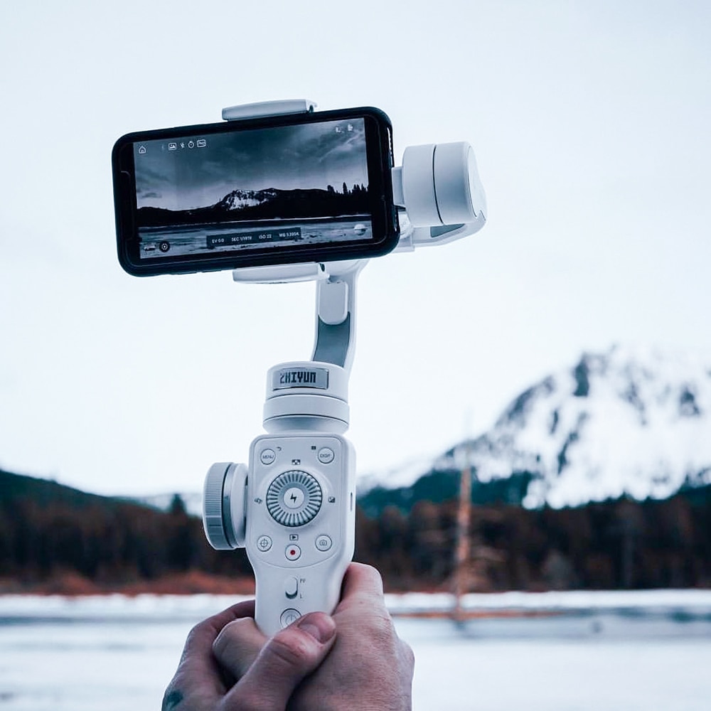 ZHIYUN Smooth 4 Official 3-Axis Gimbal Steadicam Stabilizer for IPhone X 8 Gopro Hero 5 SJCAM SJ7 Xiaomi Yi 4k Action Camera