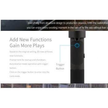 FeiyuTech Newest Version fy G5 3-axis Handheld Gimbal Splashproof For GoPro HERO 7 6 5 4 3 3+ Xiaomi yi 4k SJ AEE Action Cameras