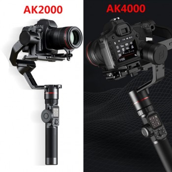 FeiyuTech AK2000 AK4000 3-Axis Camera Stabilizer Handhel Gimbal for Sony Canon 5D Panasonic GH5 Nikon 2.8 kg 4KG Payload Phone