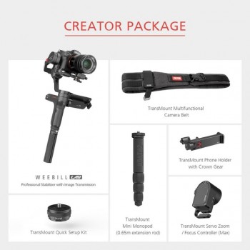 Zhiyun Weebill Lab 3-Axis Brushless Handheld Gimbal Stabilizer for Mirrorless Camera Estabilizar Sony PK DJI Ronin S