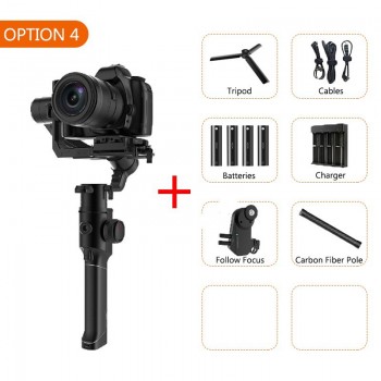 Gudsen Moza Air 2 3-Axis Gimbal Stabilizer for Blackmagic pocket 4k BMPCC Sony A7S A7R3 GH5 DSLR Camera VS DJI Ronin S Moza Air2