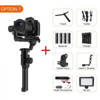 Gudsen Moza Air 2 3-Axis Gimbal Stabilizer for Blackmagic pocket 4k BMPCC Sony A7S A7R3 GH5 DSLR Camera VS DJI Ronin S Moza Air2