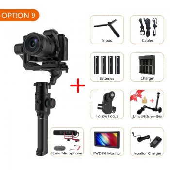 Gudsen Moza Air 2 3-Axis Gimbal Stabilizer for Blackmagic pocket 4k BMPCC Sony A7S A7R3 GH5 DSLR Camera VS DJI Ronin S Moza Air2