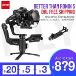Zhiyun Crane 3 Lab 3 Axis Handheld Gimbal Stabilizer for DSLR BMPCC 4K Sony A7M3 Panasonic GH5 Canon PK Ronin S Crane 2