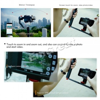 Hohem iSteady Gear 3-Axis Handheld Gimbal Stabilizer for DSLR Mirroless Camera Payload 2.5KG Timelapse PK Zhiyun Crane Plus V2