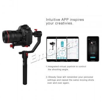 Hohem iSteady Gear 3-Axis Handheld Gimbal Stabilizer for DSLR Mirroless Camera Payload 2.5KG Timelapse PK Zhiyun Crane Plus V2