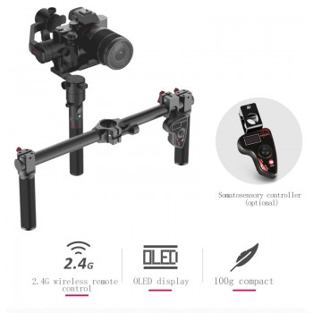 MOZA AirCross 1.8KG bear 3 Axis camera Stabilizer Gimbal with controller option for Sony A7 Panasonic GH5 Mirrorless PK Zhiyun