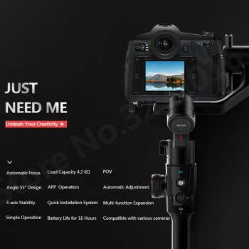 NEW Moza Air 2 3 Axis Handheld Gimbal Maxload 4.2KG AIR2 Stabilizer for DSLR Sony Canon Nikon w 3/8 1/4 Screw PK DJI Ronin S