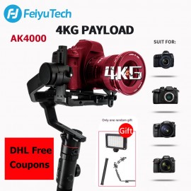 FeiyuTech AK4000 3-Axis Handheld Gimbal Stabilizer 3 Axes Estabilizador de camara for dslr Canon 5D Panasonic Nikon D850 SONY