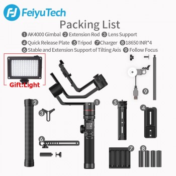 FeiyuTech AK4000 3-Axis Handheld Gimbal Stabilizer 3 Axes Estabilizador de camara for dslr Canon 5D Panasonic Nikon D850 SONY
