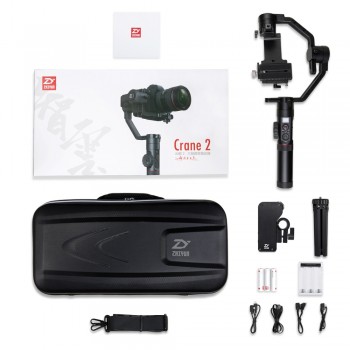 ZHIYUN Crane 2 3-Axis Camera Stabilizer DSLR Camera Stabilizer for Canon Follow Focus Gimbal for Nikon Vs Zhiyun Smooth 4 Gimbal