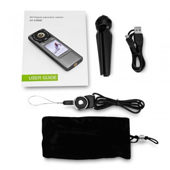 Amkov VR-P360 V360 Handheld 4K WIFI 360 Cameras Dual 220 HD Wide Angle FishEye Lens Panoramic Cameras App Control Support VR