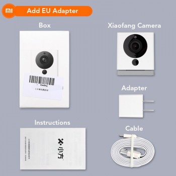 Original Xiaomi CCTV Mijia Xiaofang Digital Zoom Smart Camera IP 110 Degree F2.0 8X 1080P WIFI Wireless Camaras Cam Night Vision