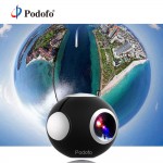 Podofo 360 Camera Panoramic Mini Camera 360 HD Wide Dual Lens Fish Eye VR Video Camera for Android  Sport Action Camera TypeC