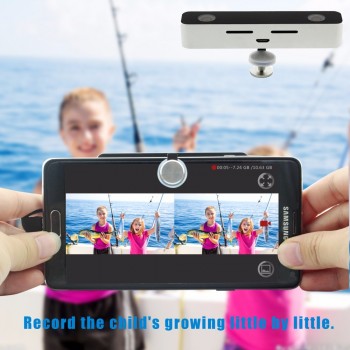 SVPRO VR Camera Wide Viewing Angle Dual Lens Virutal Reality Double Image HD 3D Video Pano 360 Camera For Android