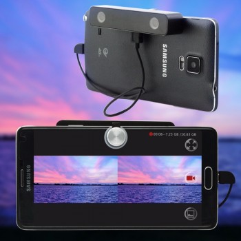 SVPRO VR Camera Wide Viewing Angle Dual Lens Virutal Reality Double Image HD 3D Video Pano 360 Camera For Android
