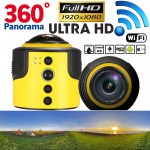 360 Degree Camera Wifi 1080P 30FPS Panorama VR Camera 8MP 236 Fisheye Mini Camera Sports DV for Virtual Glasses VR Wireless
