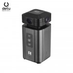 2018 Detu F4 Plus Professional 4 Lenses VR 360 Degrees Camera F2.2 Aperture 8K Panoramic Photo Video Shooting Real-time Panorama