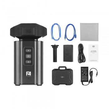 2018 Detu F4 Plus Professional 4 Lenses VR 360 Degrees Camera F2.2 Aperture 8K Panoramic Photo Video Shooting Real-time Panorama