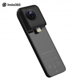 Insta360 360 Degree VR Video Camera Nano S 4K 20MP with Panoramic Livestream Video Chat MultiView Free Capture for iPhone 6/7/8