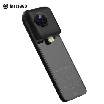 Insta360 360 Degree VR Video Camera Nano S 4K 20MP with Panoramic Livestream Video Chat MultiView Free Capture for iPhone 6/7/8