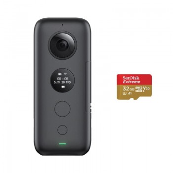 Insta360 ONE X Sports Action Camera 5.7K Video VR 360 For iPhone and Android  youtube camera  action cam live streaming  video