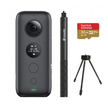 Insta360 ONE X Sports Action Camera 5.7K Video VR 360 For iPhone and Android  youtube camera  action cam live streaming  video