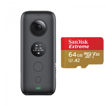 Insta360 ONE X Sports Action Camera 5.7K Video VR 360 For iPhone and Android  youtube camera  action cam live streaming  video