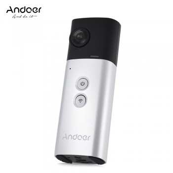 Andoer A360I Handheld 360 Camera Panoramic WiFi VR 360 Video Camera Action Sports Cam Dual 200D Spherical Lens 1920*960 Full HD