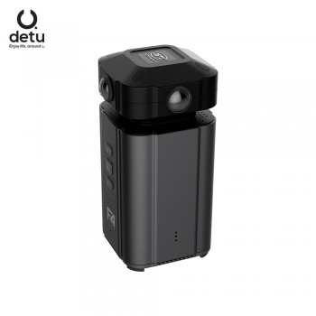Detu F4 Plus Professional 4 Lenses VR 360 Degree Camera F2.2 8K Panoramic Photo Video Shooting Panorama Innovation Awards 2018
