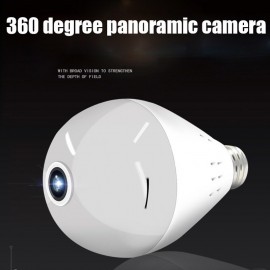 New 360 degree panoramic camera 1080P HD Webcam Built in WIFI Support TF Card Remote monitoring for IOS Android mobile phone