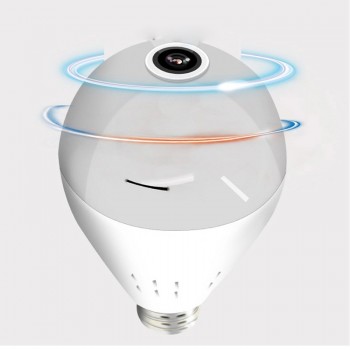 New 360 degree panoramic camera 1080P HD Webcam Built in WIFI Support TF Card Remote monitoring for IOS Android mobile phone