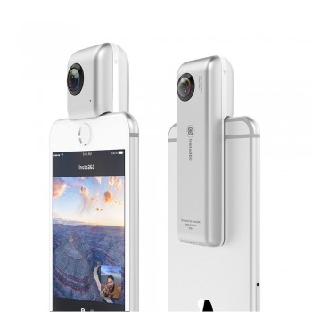 Insta360 Nano Edition Mini 3K HD VR 360 Degree Panoramic Panorama Video Camera Fisheye Lens w/ VR Headset Glasses for iPhone