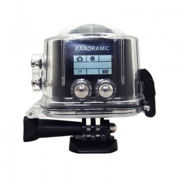 WIFI Panoramic 360 VR Camera  Degree Cam 2K HD Wide Dual Angle Fish Eye Lens VR Video Camera Support TF for Andriod Smartphone
